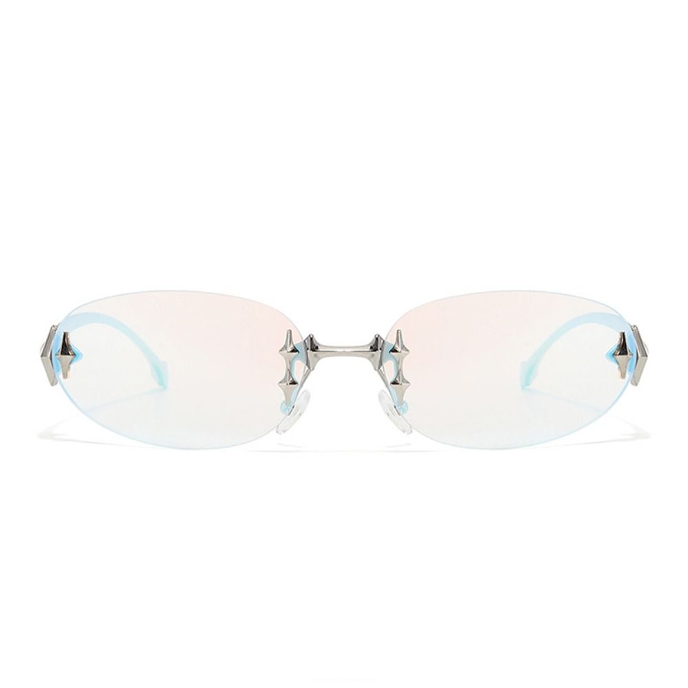 Vintage Lighting Decor - Gafas de sol sin marco estilo