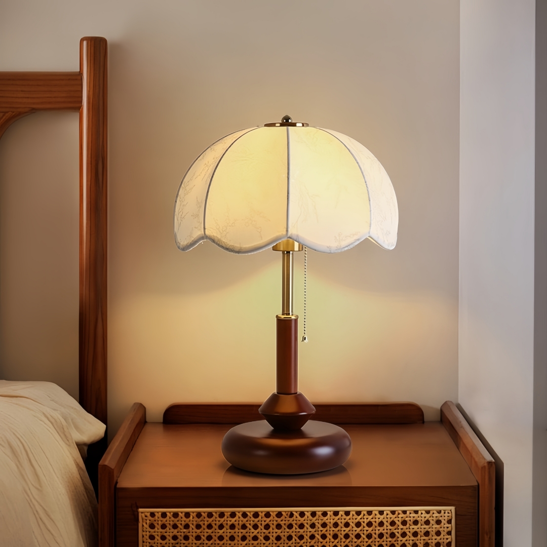 Vintage Lighting Decor - Lámpara de Mesa Vintage con Forma