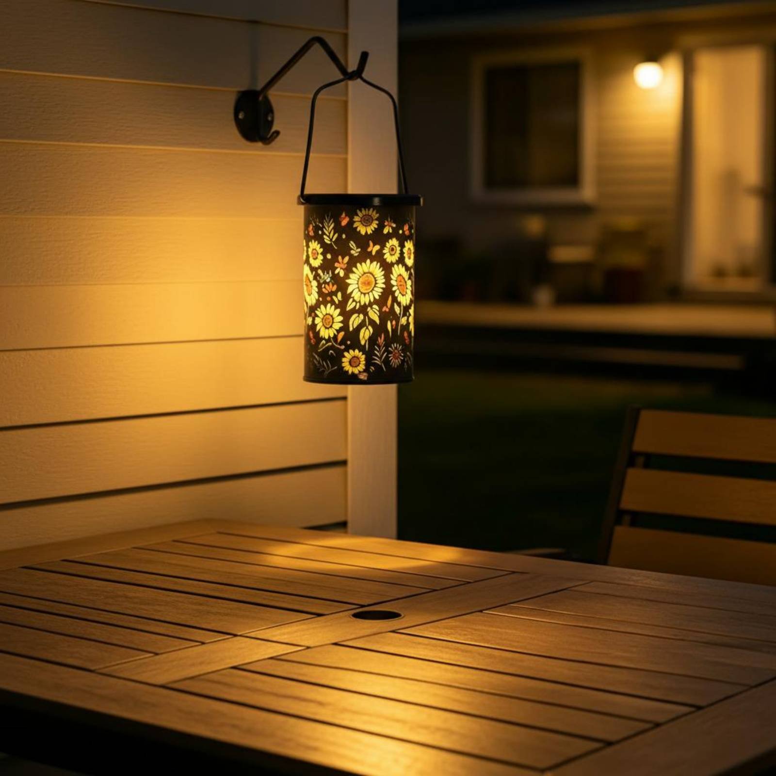 Vintage Lighting Decor - Farol Solar Colgante de Diseño Vintage