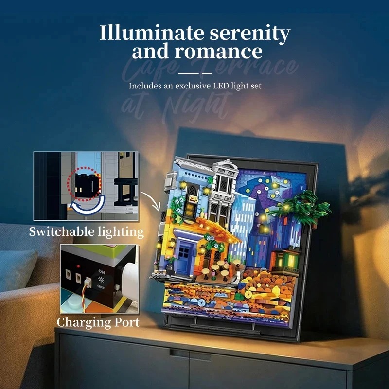 Lighting Home Decor Ideas - Marco de Fotos con Diseño de