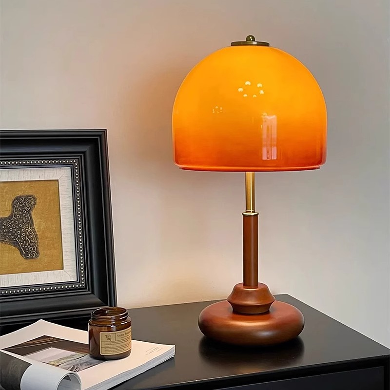 Lighting Home Decor Ideas - Lámpara de escritorio decorativa de cristal