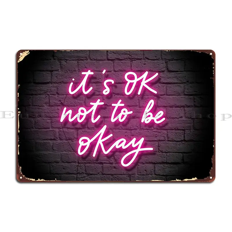 Ok Lighting Decor - Letrero de Neón 'It's Ok Not