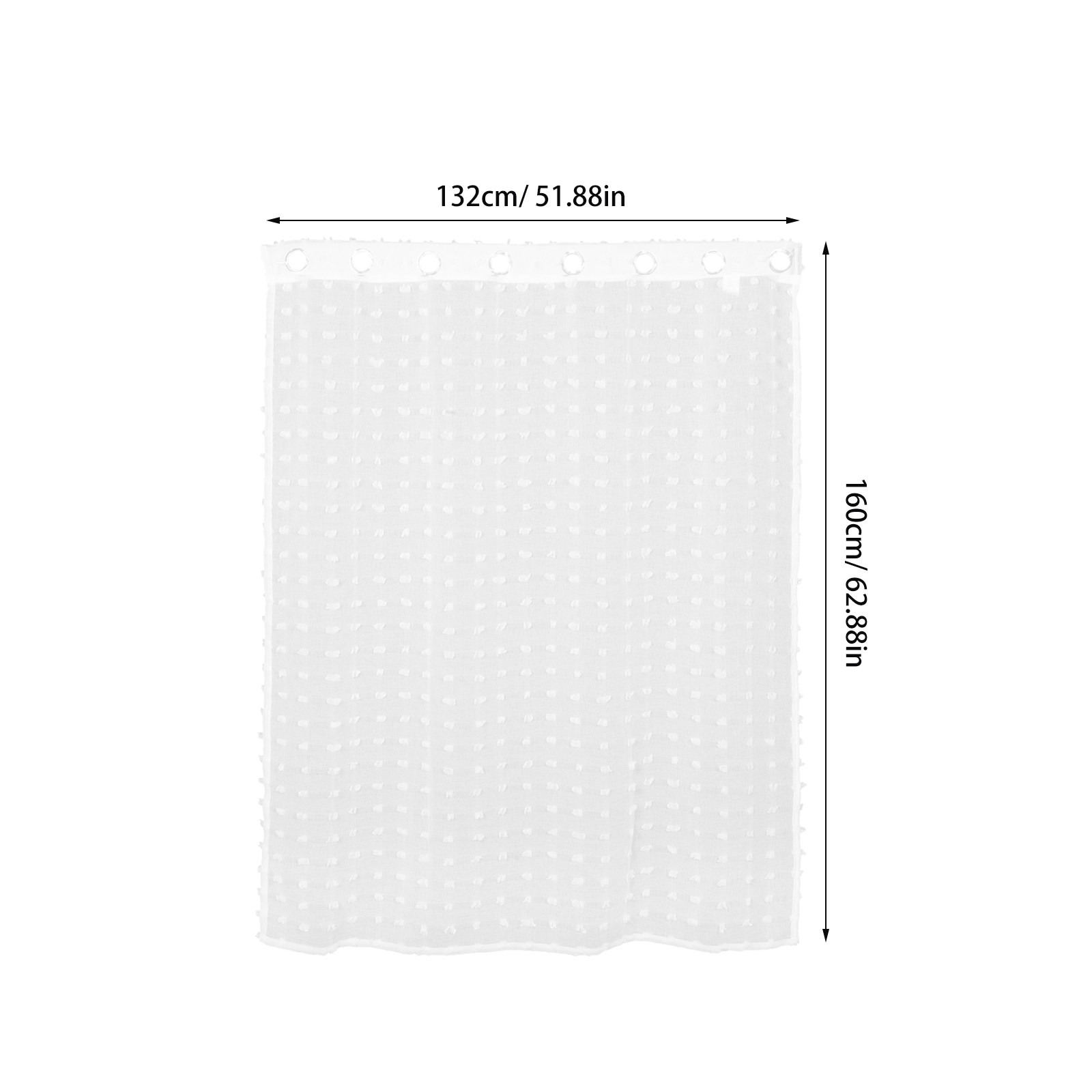 Cortina Transparente con Punto - Kitchen Decor Lighting reseña y precio