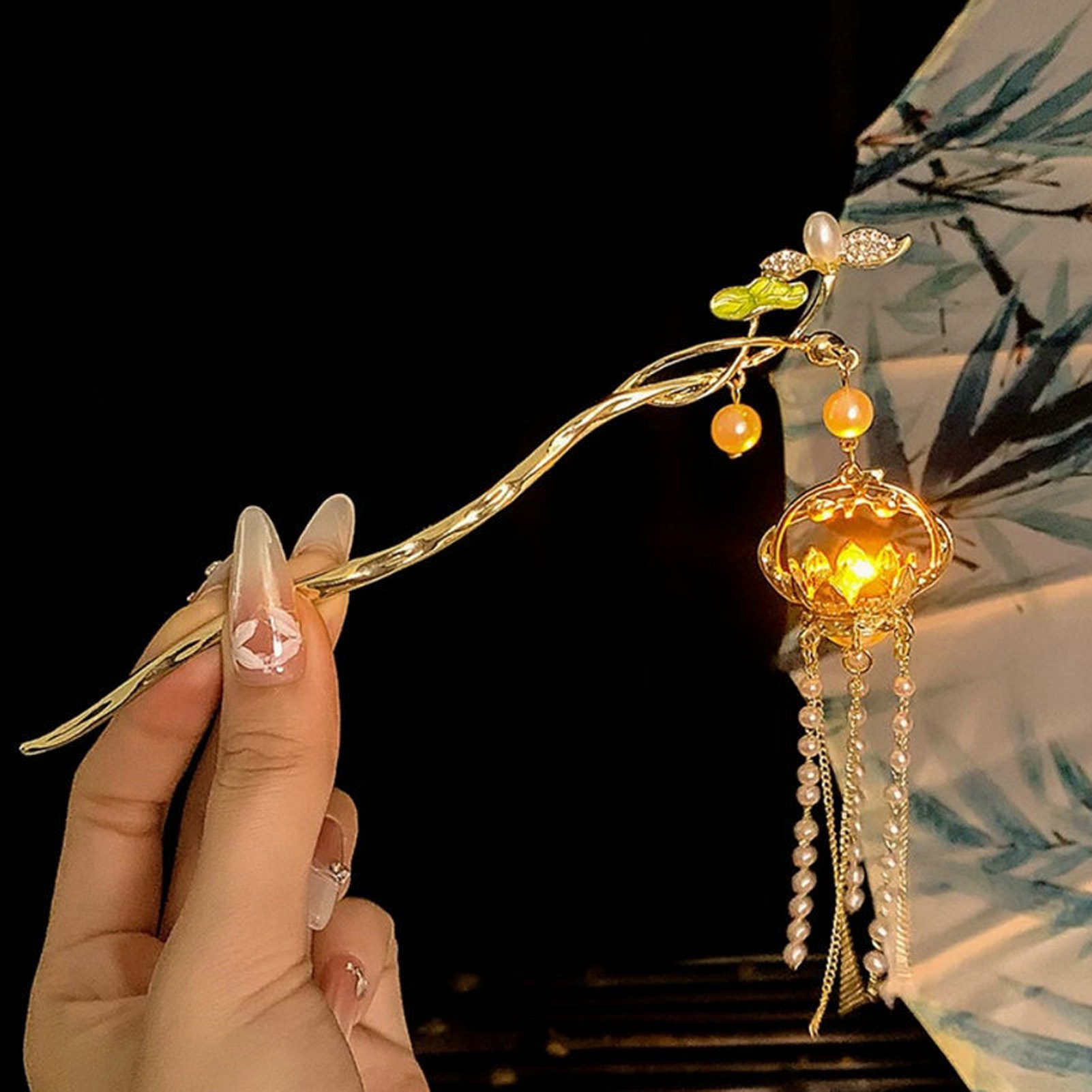Horquilla Luminosa con Flor de - Lighting Decor Items reseña y precio