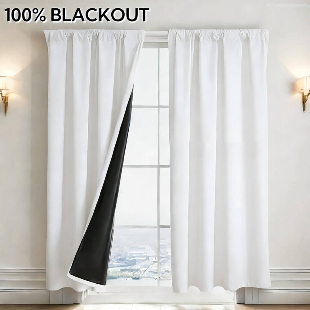 Cortina Opaca 100% con Forro N - Lighting Decoration Ideas reseña y precio