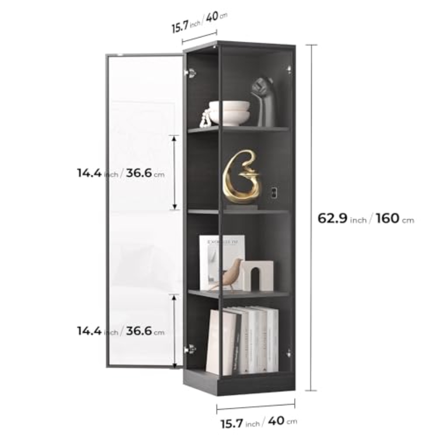 Vitrina Esquinera con Puertas, - Lighting & Home Decor Studio Photos reseña y precio