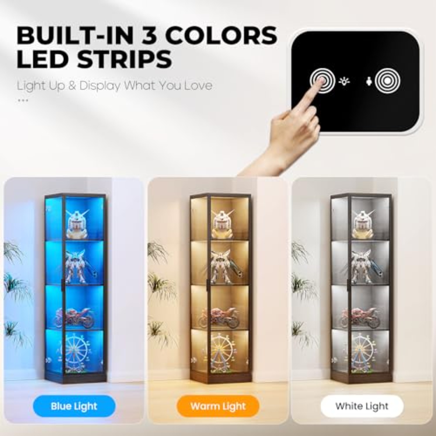 Vitrina Esquinera con Puertas, - Lighting & Home Decor Studio Photos reseña y precio
