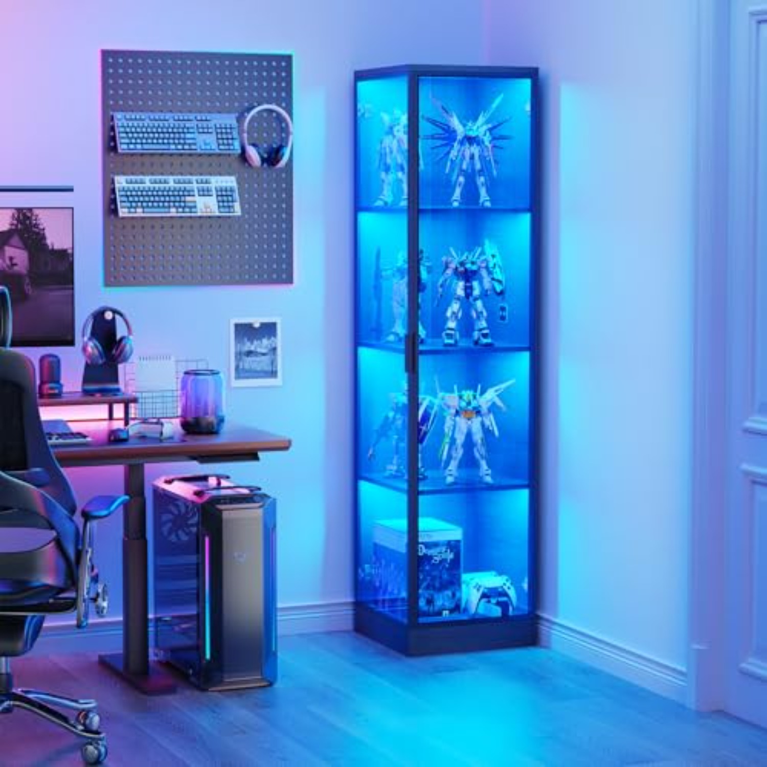 Vitrina Esquinera con Puertas, - Lighting & Home Decor Studio Photos reseña y precio