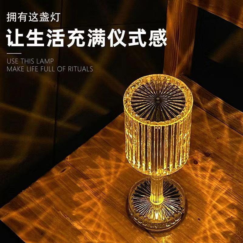 Lámpara de mesa de cristal de  - Lighting Home Decor Ideas reseña y precio