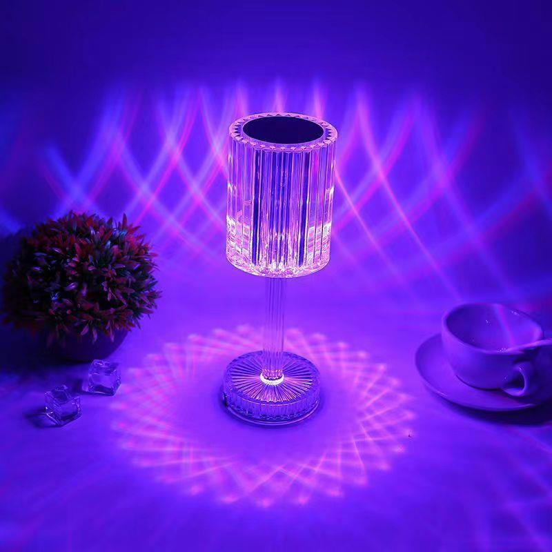 Lámpara de mesa de cristal de  - Lighting Home Decor Ideas reseña y precio