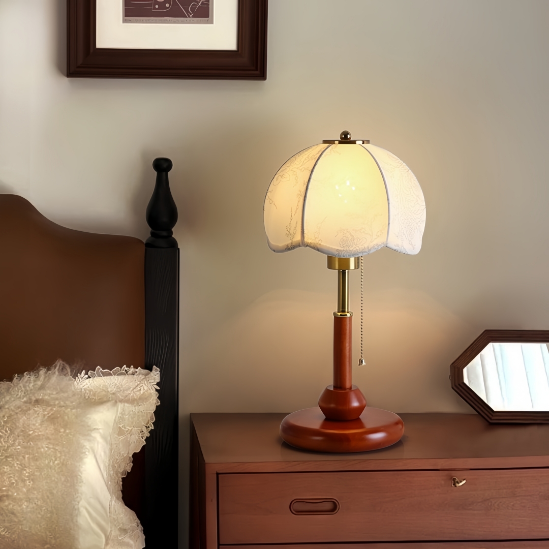 Lámpara de Mesa Vintage con Fo - Vintage Lighting Decor reseña y precio
