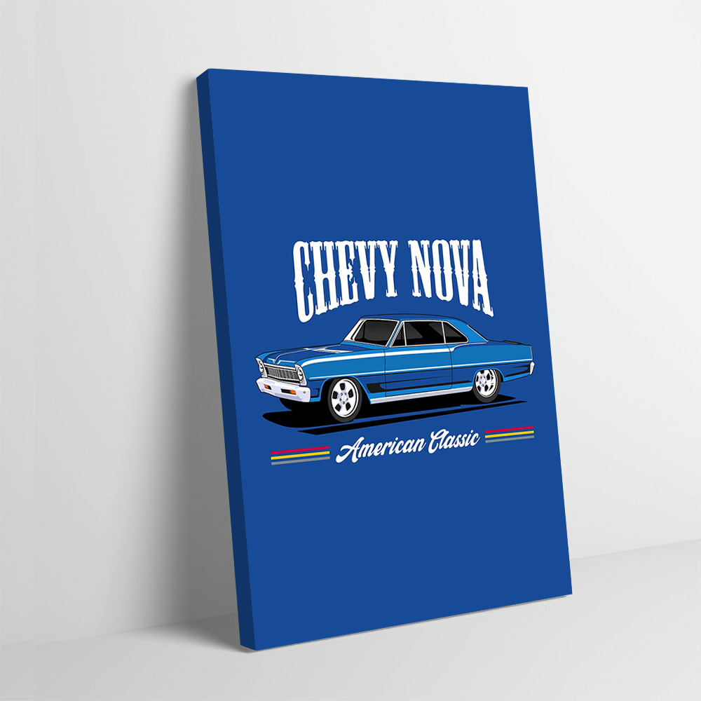 Póster impreso de coches clási - Nova Decor & Lighting Julestjerne reseña y precio
