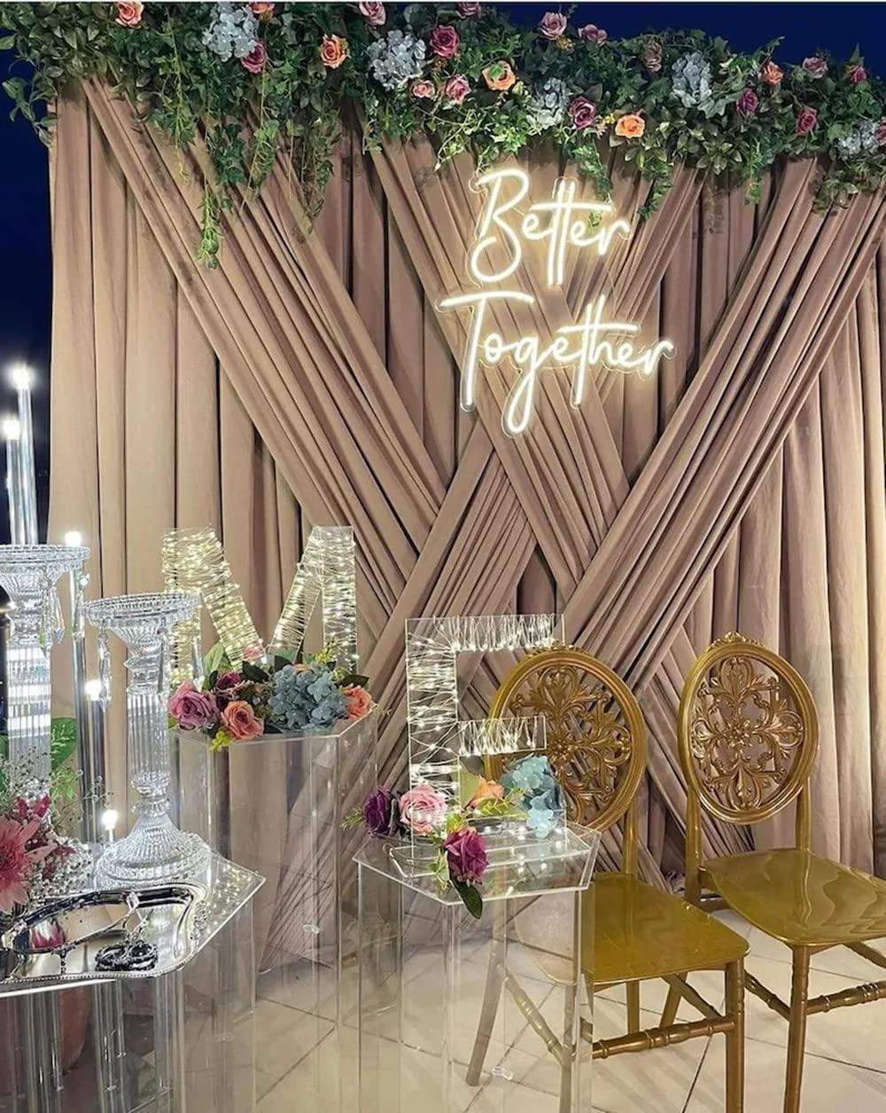 Letrero de Neón 'Better Togeth - Lighting Decoration For Wedding reseña y precio