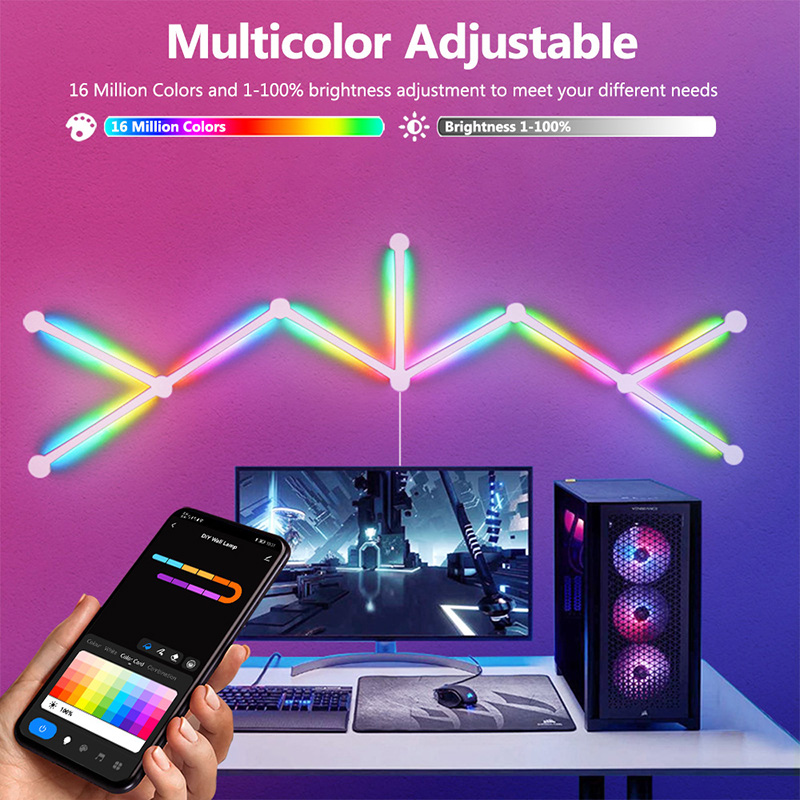 Lámpara de pared RGB inteligen - Lighting Decoration Ideas reseña y precio