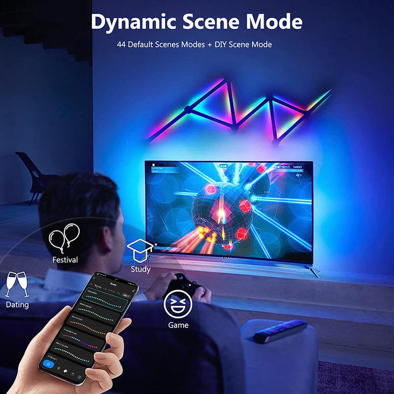 Lámpara de pared RGB inteligen - Lighting Decoration Ideas reseña y precio