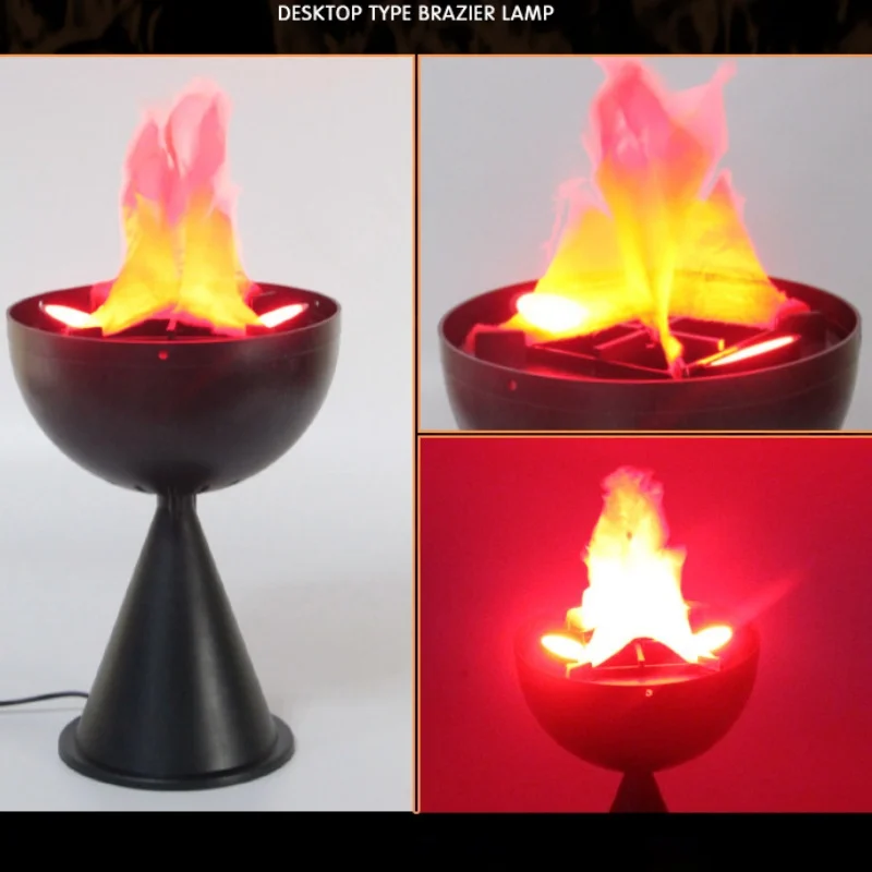 Lámpara de Llama Falsa 3D, Sim - Lighting Decoration Ideas reseña y precio