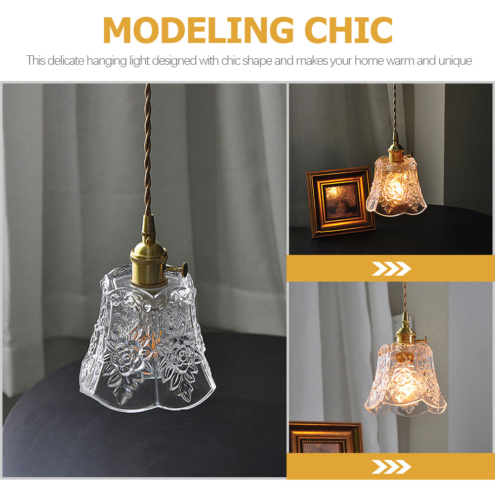 Lámpara Colgante de Vidrio Ret - Lighting Home Decor Ideas reseña y precio