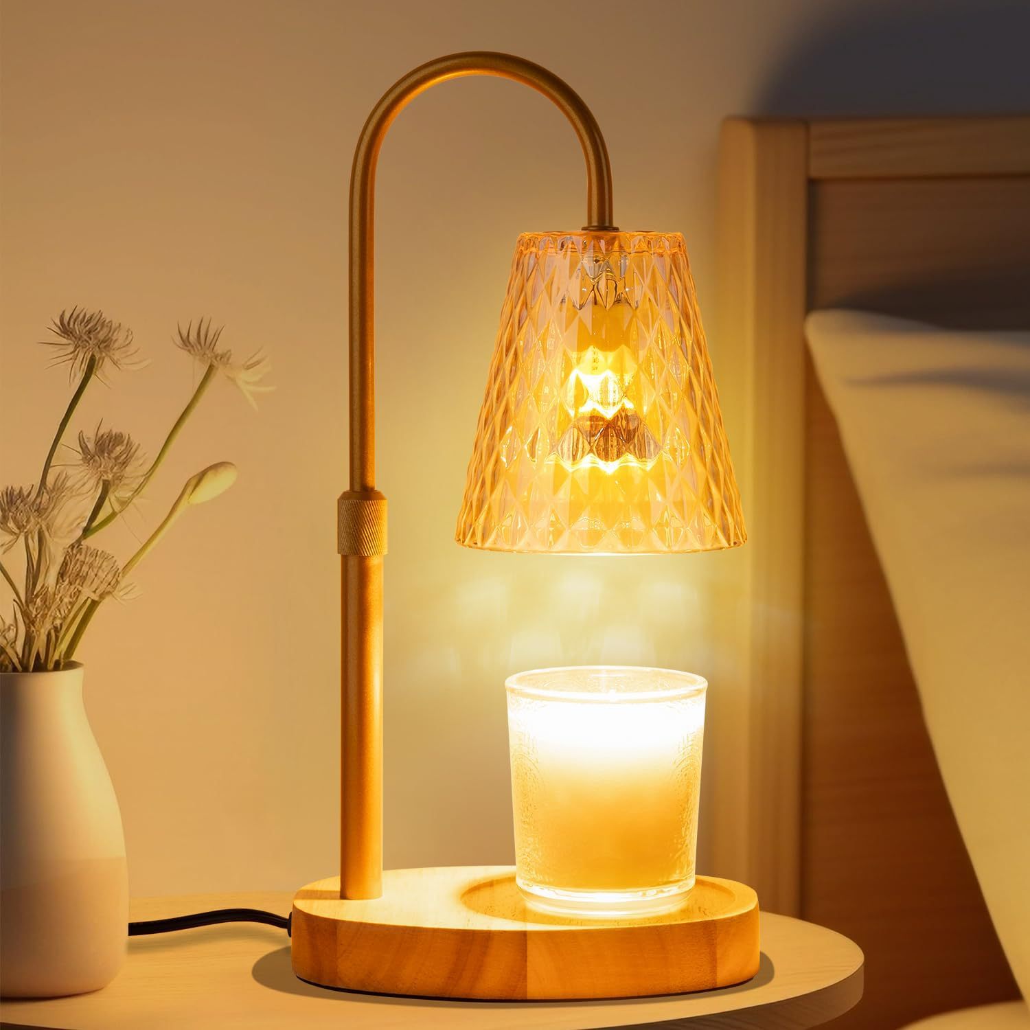 Lámpara Calentadora de Cera si - Vintage Lighting Decor reseña y precio