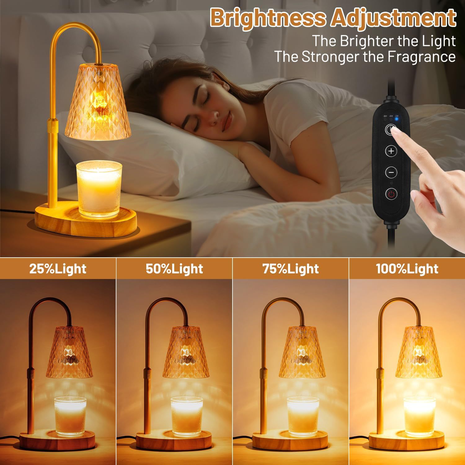 Lámpara Calentadora de Cera si - Vintage Lighting Decor reseña y precio