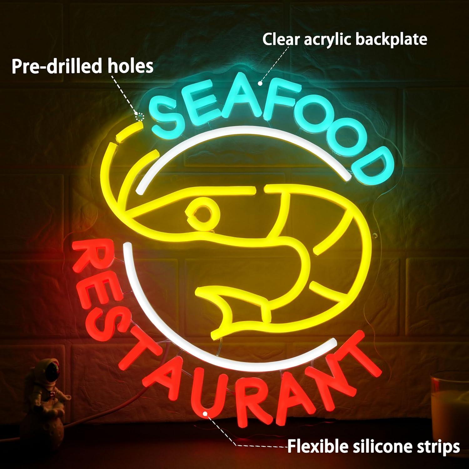 Letrero de Neón para Restauran - Kitchen Decor Lighting reseña y precio