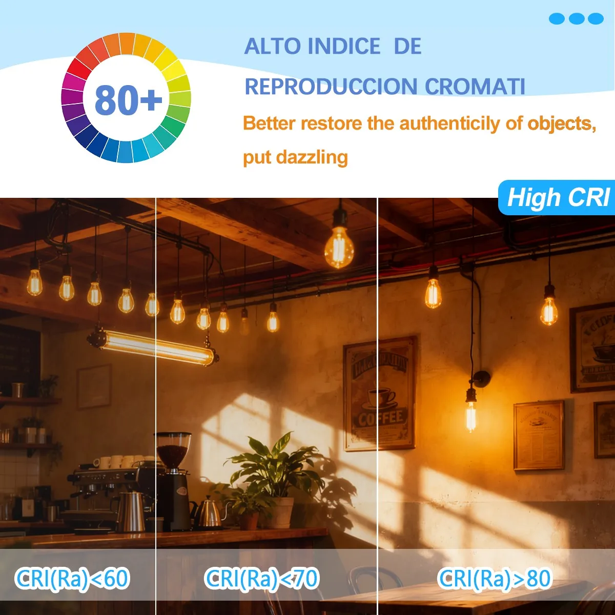 Paquete de 5 Bombillas Edison  - Vintage Lighting Decor reseña y precio