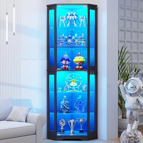 Vitrina Esquinera de 71 Pulgad - Lighting & Home Decor Studio Photos reseña y precio