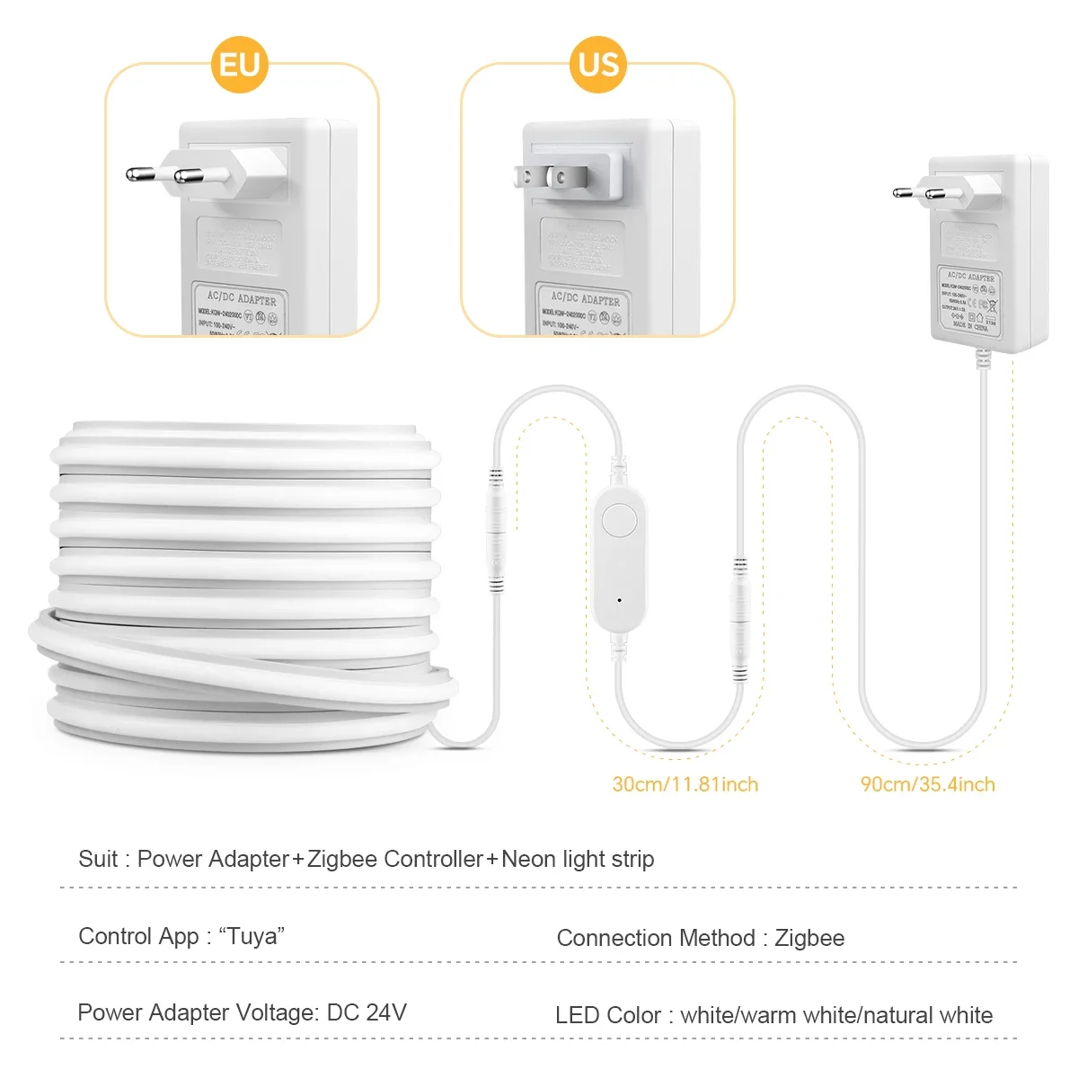 Tira de Luz LED de Neón Zigbee - Kitchen Decor Lighting reseña y precio