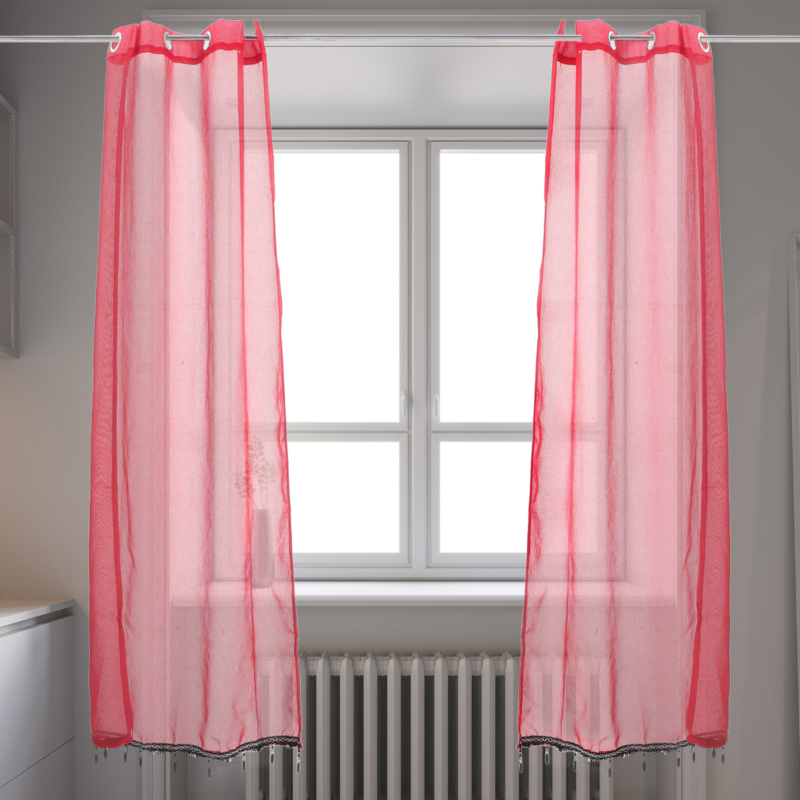 2 Cortinas Transparentes Navid - Kitchen Decor Lighting reseña y precio